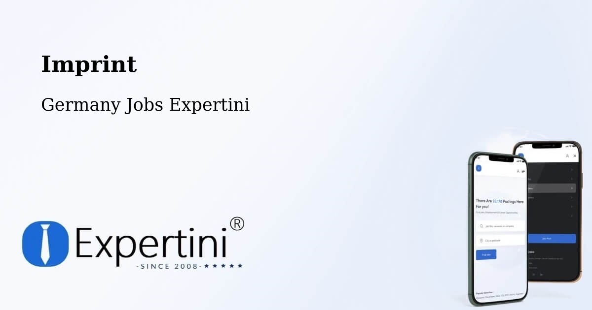 Imprint – Hof - Germany Jobs Expertini